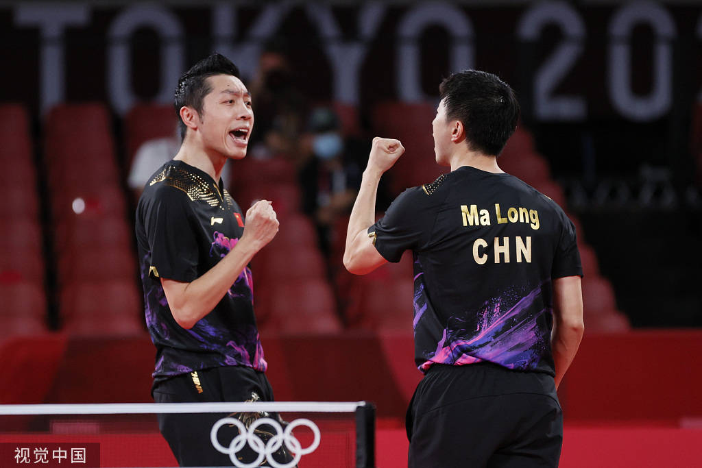 日本队完胜德国队，许昕点燃赛场